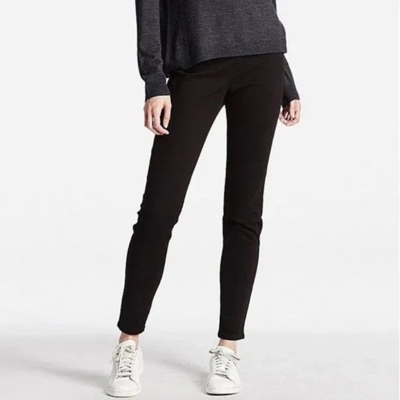 Uniqlo Black Heattech Denim Sweat Pants - Picture 1 of 5